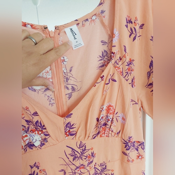 Abound Coral Aster Skater Dress Size M - Picture 4 of 7